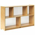 Whitney Brothers WB1789 Preschool Acrylic-Backed Storage Cabinet - 11 11/16'' x 48'' x 30'' 9461789